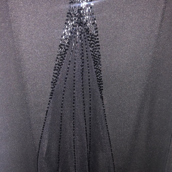 Long Black Cocktail Dress - Picture 3 of 7